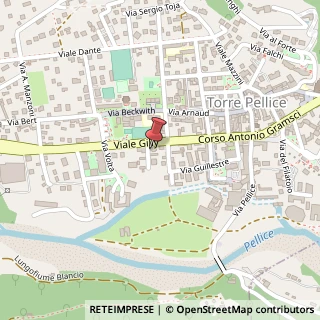 Mappa Viale Gilly, 52, 10066 Torre Pellice, Torino (Piemonte)