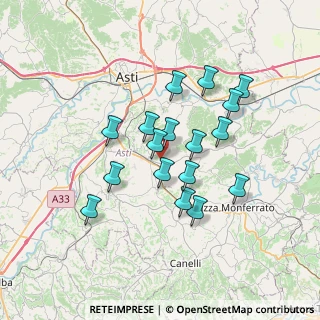 Mappa Via San Pietro, 14048 Montegrosso D'asti AT, Italia (6.02588)
