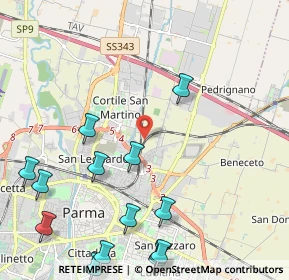 Mappa , 43122 Parma PR, Italia (2.89714)