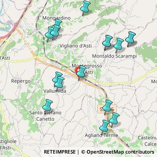 Mappa Via Asti Mare, 14048 Montegrosso AT, Italia (2.46188)