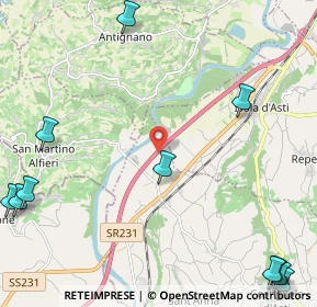 Mappa A33, 14055 Costigliole d'Asti AT, Italia (3.57833)