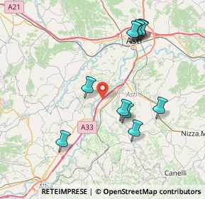 Mappa A33, 14055 Costigliole d'Asti AT, Italia (8.04091)