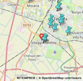 Mappa Entrata da, 44124 Ferrara FE, Italia (2.15667)