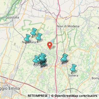 Mappa Via Balduina, 42010 Rio Saliceto RE, Italia (6.99714)