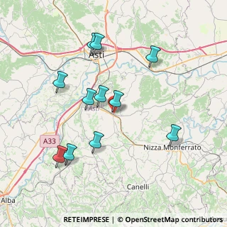 Mappa Via della Libertà, 14048 Montegrosso D'asti AT, Italia (7.62455)