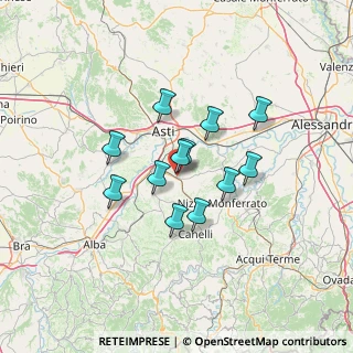 Mappa Via della Libertà, 14048 Montegrosso D'asti AT, Italia (10.0925)