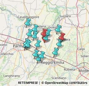Mappa Via Fratelli Bandiera, 42024 Castelnovo di Sotto RE, Italia (10.834)