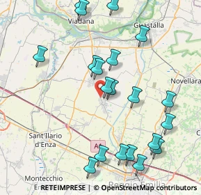 Mappa Via Fratelli Bandiera, 42024 Castelnovo di Sotto RE, Italia (9.134)