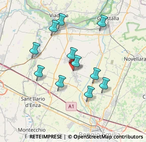 Mappa Via Fratelli Bandiera, 42024 Castelnovo di Sotto RE, Italia (6.64182)