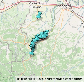 Mappa Strada di Rondanera, 29020 Travo PC, Italia (7.4775)