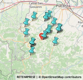Mappa Str. di Rondanera, 29020 Travo PC, Italia (10.8295)