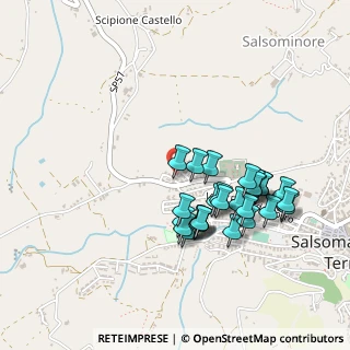 Mappa Via Bellaria, 43039 Salsomaggiore Terme PR, Italia (0.44643)
