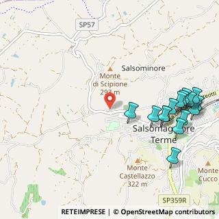 Mappa Via Bellaria, 43039 Salsomaggiore Terme PR, Italia (1.32067)