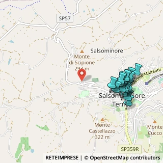Mappa Via Bellaria, 43039 Salsomaggiore Terme PR, Italia (1.123)