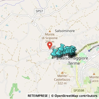Mappa Via Bellaria, 43039 Salsomaggiore Terme PR, Italia (0.7585)
