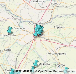 Mappa Via Cavalieri Pico, 44124 Ferrara FE, Italia (24.168)