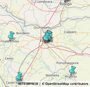 Mappa Via Cavalieri Pico, 44124 Ferrara FE, Italia (16.2125)