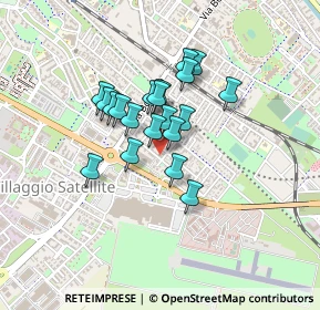 Mappa Via Cavalieri Pico, 44124 Ferrara FE, Italia (0.3025)
