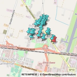 Mappa Via Avieri D'Italia, 43126 Parma PR, Italia (0.30357)