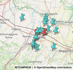 Mappa Via Avieri D'Italia, 43126 Parma PR, Italia (10.32765)