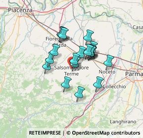 Mappa Viale Camillo Benso Conte di Cavour, 43039 Salsomaggiore Terme PR, Italia (9.671)