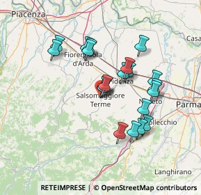 Mappa Viale Camillo Benso Conte di Cavour, 43039 Salsomaggiore Terme PR, Italia (12.451)