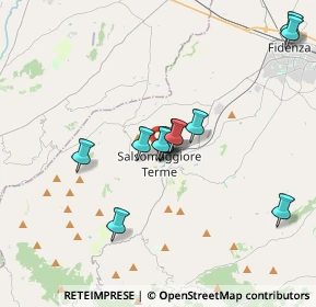 Mappa Viale Camillo Benso Conte di Cavour, 43039 Salsomaggiore Terme PR, Italia (3.1375)