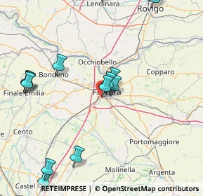 Mappa Via Andrea Franchi Bononi, 44124 Ferrara FE, Italia (19.90929)