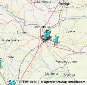 Mappa Via Andrea Franchi Bononi, 44124 Ferrara FE, Italia (22.58455)