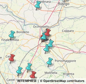 Mappa Via Andrea Franchi Bononi, 44124 Ferrara FE, Italia (17.67733)