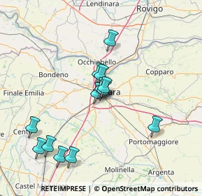 Mappa Via Andrea Franchi Bononi, 44124 Ferrara FE, Italia (13.61)