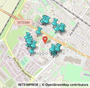 Mappa Via Andrea Franchi Bononi, 44124 Ferrara FE, Italia (0.3595)