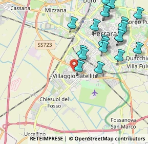 Mappa Via Andrea Franchi Bononi, 44124 Ferrara FE, Italia (2.346)