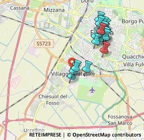 Mappa Via Andrea Franchi Bononi, 44124 Ferrara FE, Italia (1.86167)