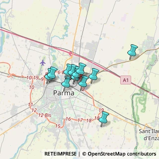 Mappa Via Umberto Bobbio, 43122 Parma PR, Italia (2.29167)