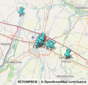 Mappa Via Vittorio Siri, 43122 Parma PR, Italia (4.78909)