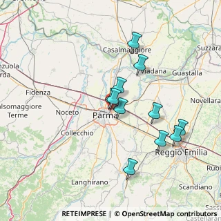 Mappa Via Vittorio Siri, 43122 Parma PR, Italia (12.98636)