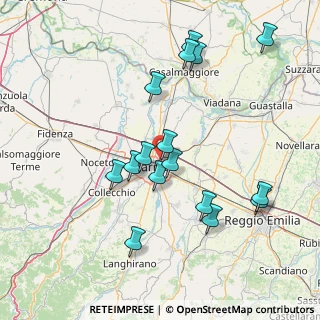 Mappa Via Vittorio Siri, 43122 Parma PR, Italia (15.62813)