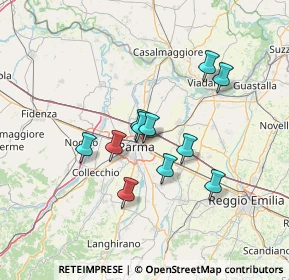 Mappa Via Vittorio Siri, 43122 Parma PR, Italia (10.98545)