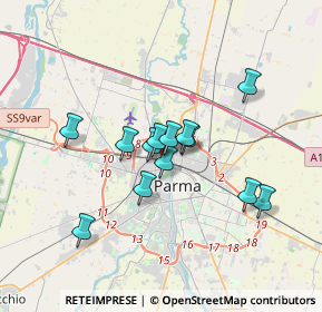 Mappa Via Reggio, 43100 Parma PR, Italia (2.70231)