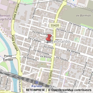 Mappa Via Cagliari, 7, 43122 Parma, Parma (Emilia Romagna)