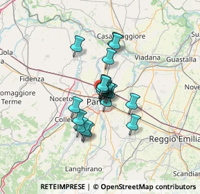 Mappa Via Cagliari, 43122 Parma PR, Italia (8.0765)