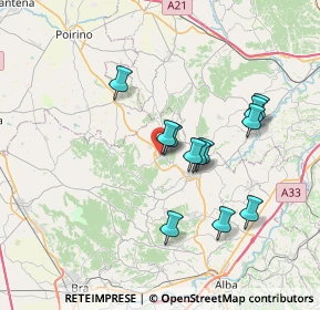 Mappa Strada Prasanino, 12046 Montà CN, Italia (6.35917)