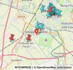 Mappa Via Ghiron Francesco Villa, 44124 Ferrara FE, Italia (2.4)
