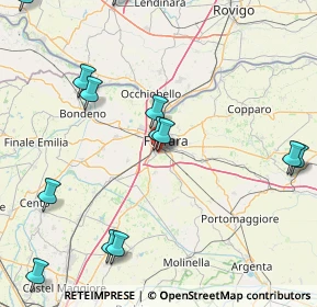 Mappa Via Ghiron Francesco Villa, 44124 Ferrara FE, Italia (21.16615)
