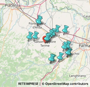 Mappa Piazzale Giustizia, 43039 Salsomaggiore Terme PR, Italia (11.33588)