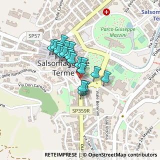 Mappa Piazzale Giustizia, 43039 Salsomaggiore Terme PR, Italia (0.151)