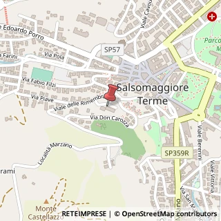 Mappa Viale Rimembranze, 17, 43039 Salsomaggiore Terme, Parma (Emilia Romagna)