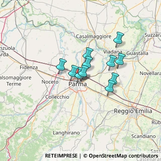 Mappa Via Benoldi, 43122 Parma PR, Italia (9.54545)