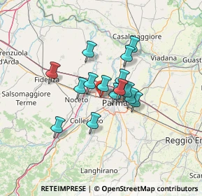 Mappa Via Bruno Buozzi, 43126 Parma PR, Italia (9.364)